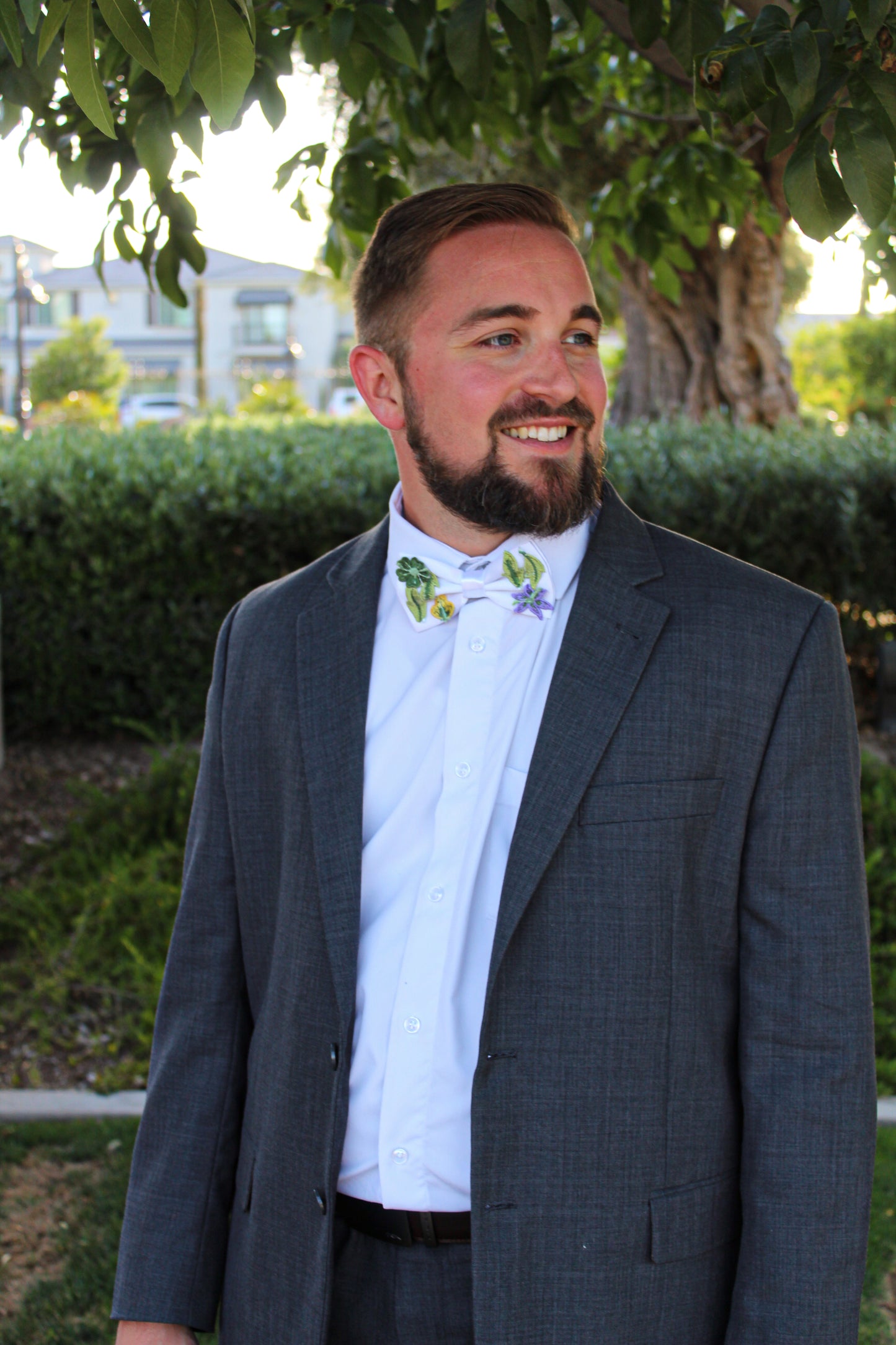 Starry Night | Floral Bow Tie