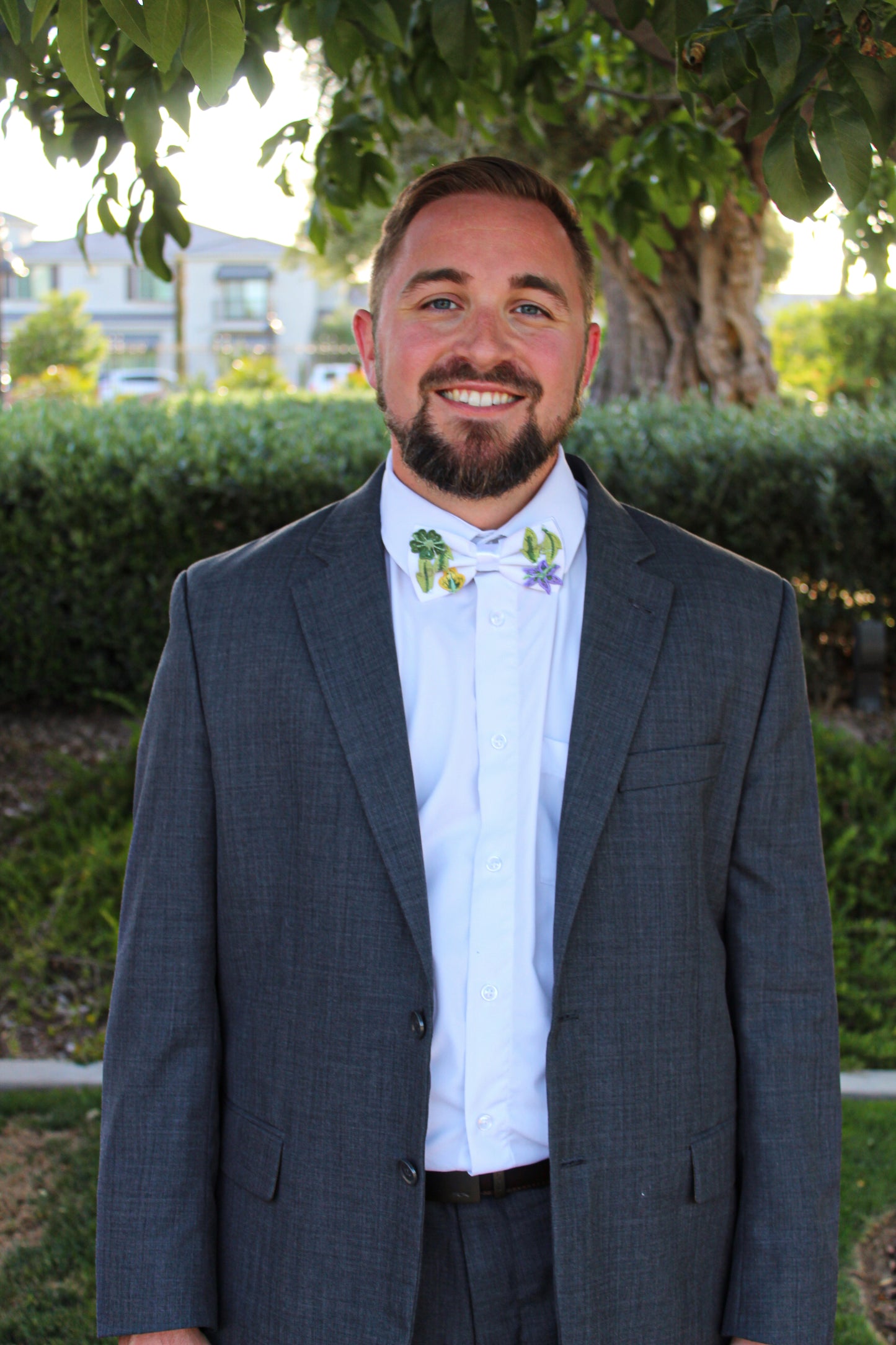 Starry Night | Floral Bow Tie