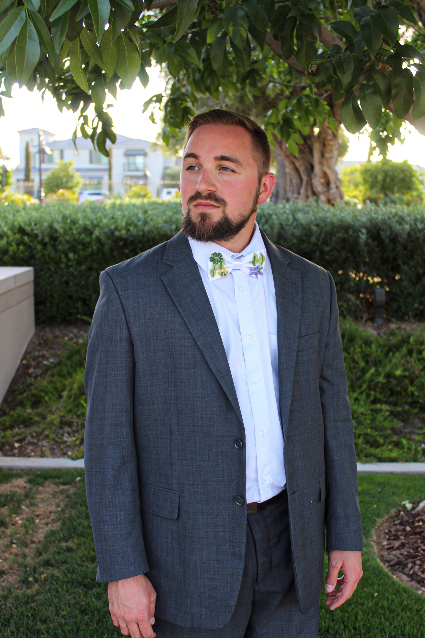 Starry Night | Floral Bow Tie