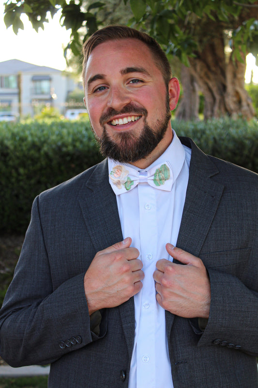 Vintage Rose | Floral Bow Tie