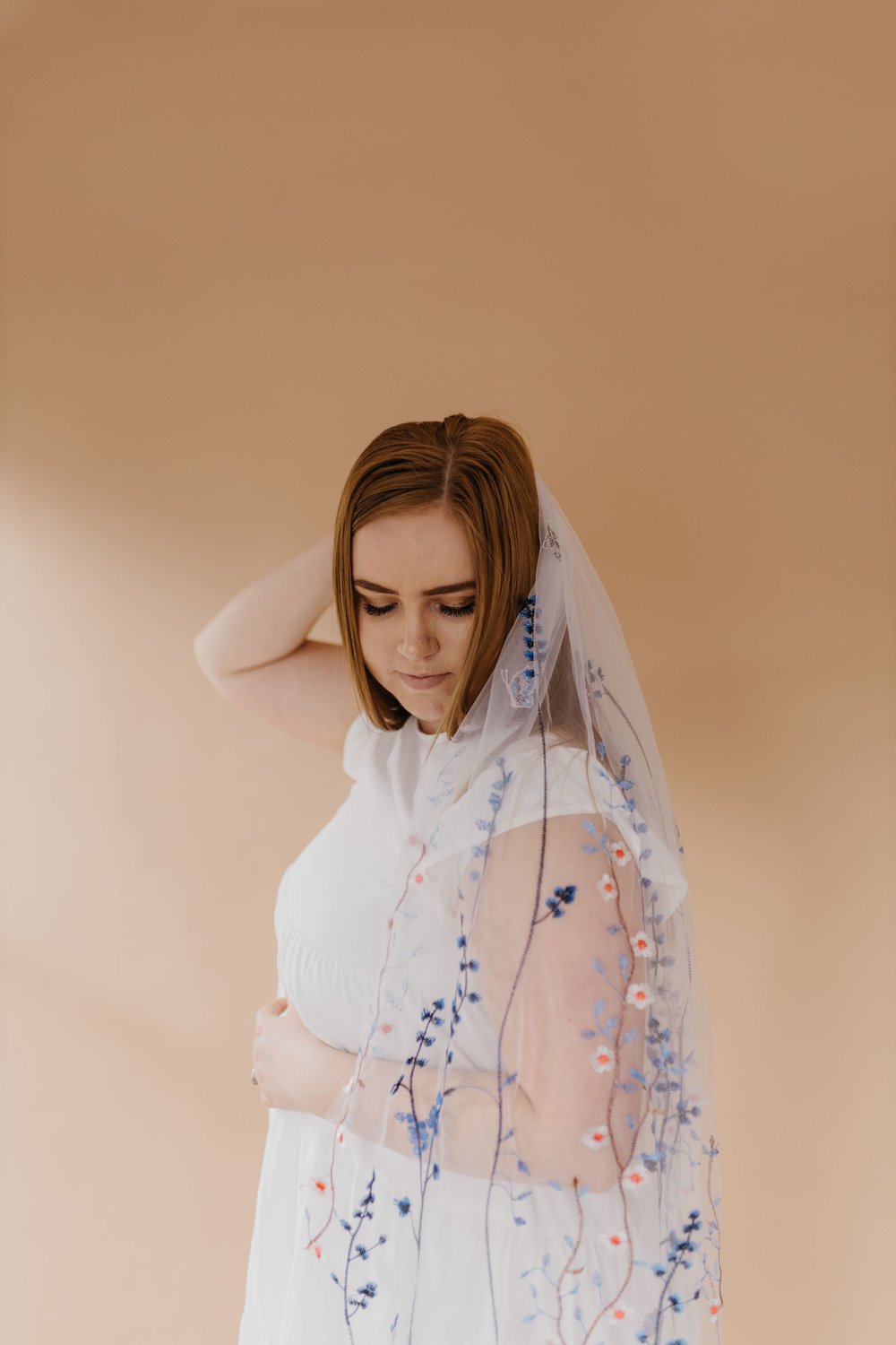 Blue Wildflower | Floral Wedding Veil