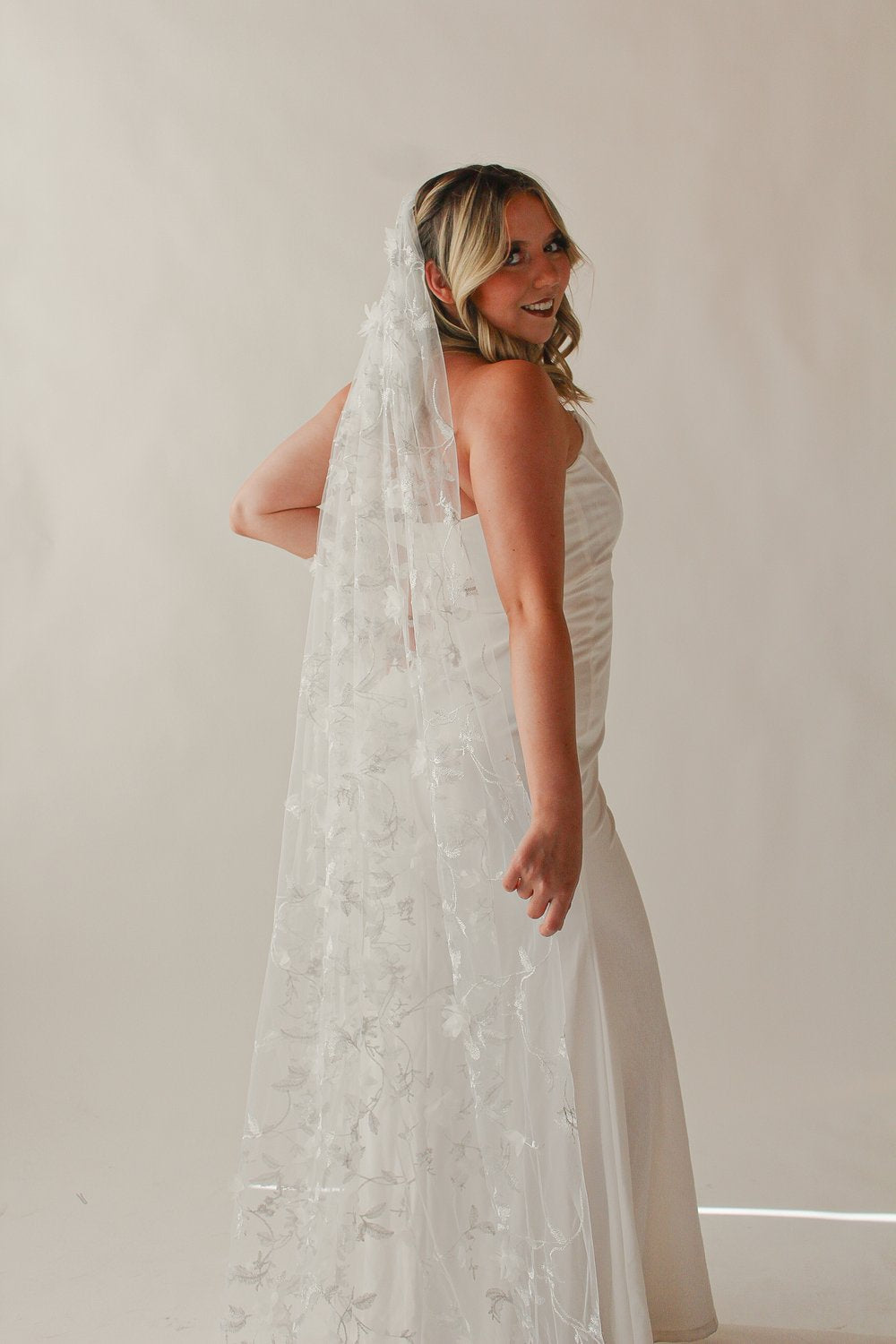 Leaves Falling Down | Floral Wedding Veil