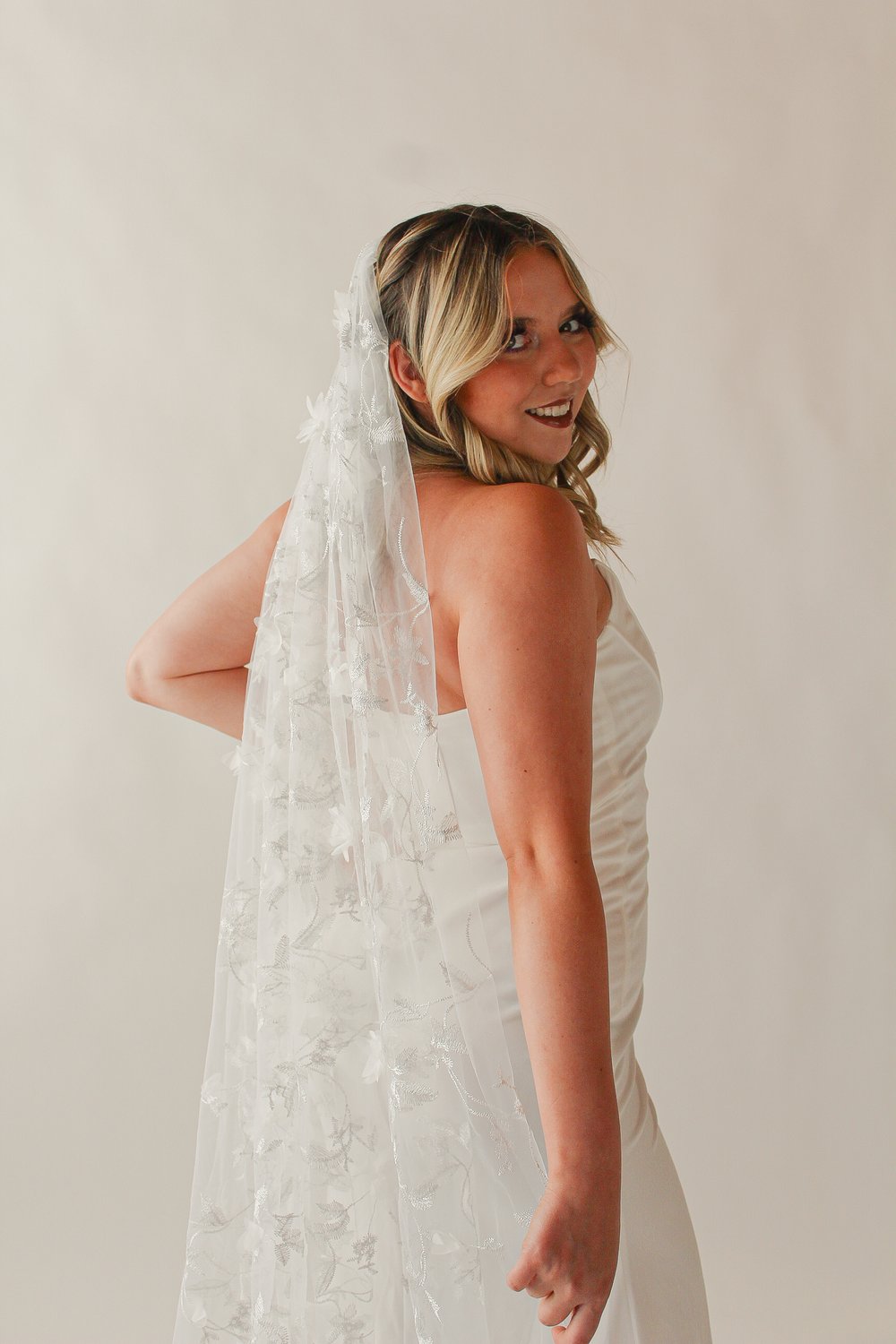 Leaves Falling Down | Floral Wedding Veil