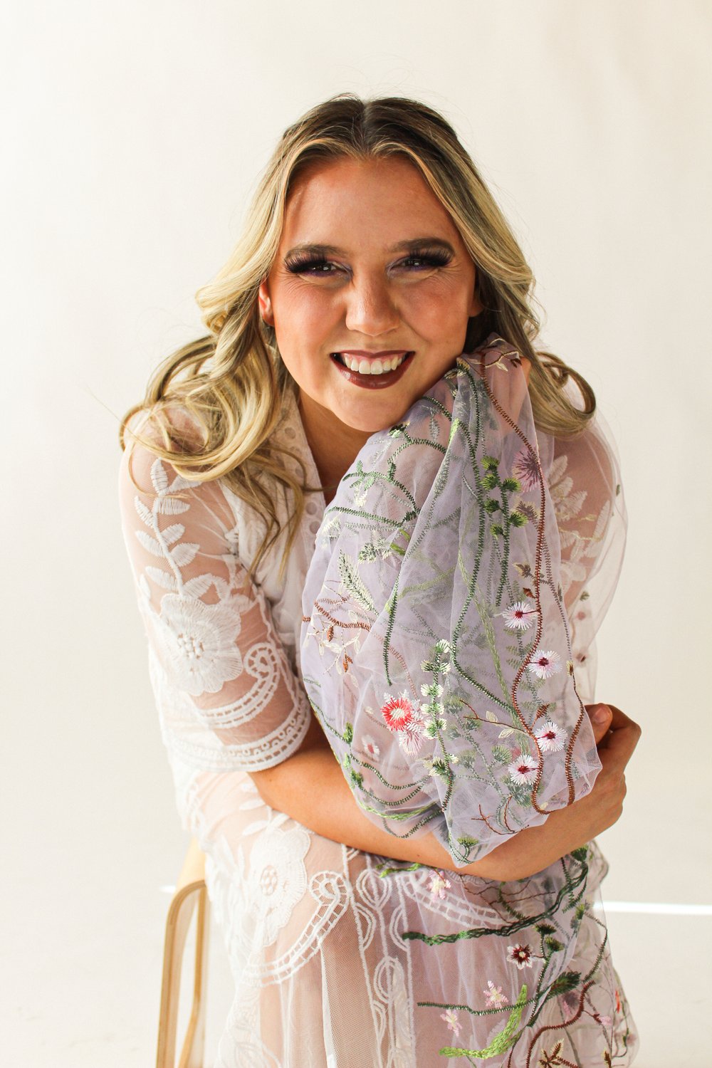 Light Purple Wildflower (Limited Edition) | Floral Wedding Veil