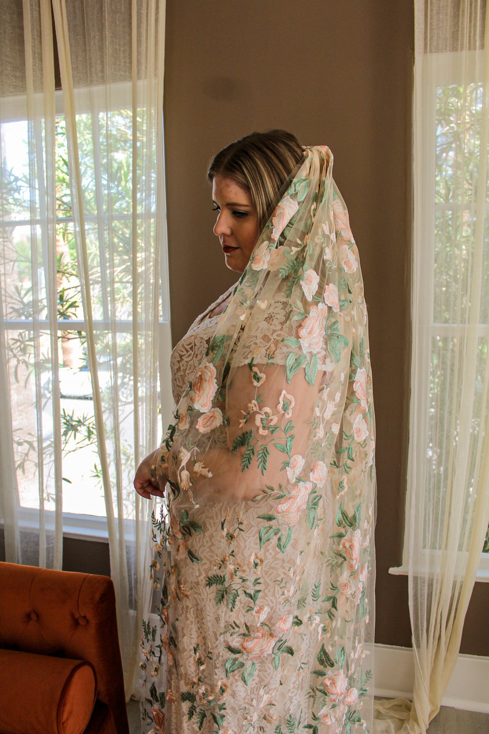 Vintage Rose | Floral Wedding Veil