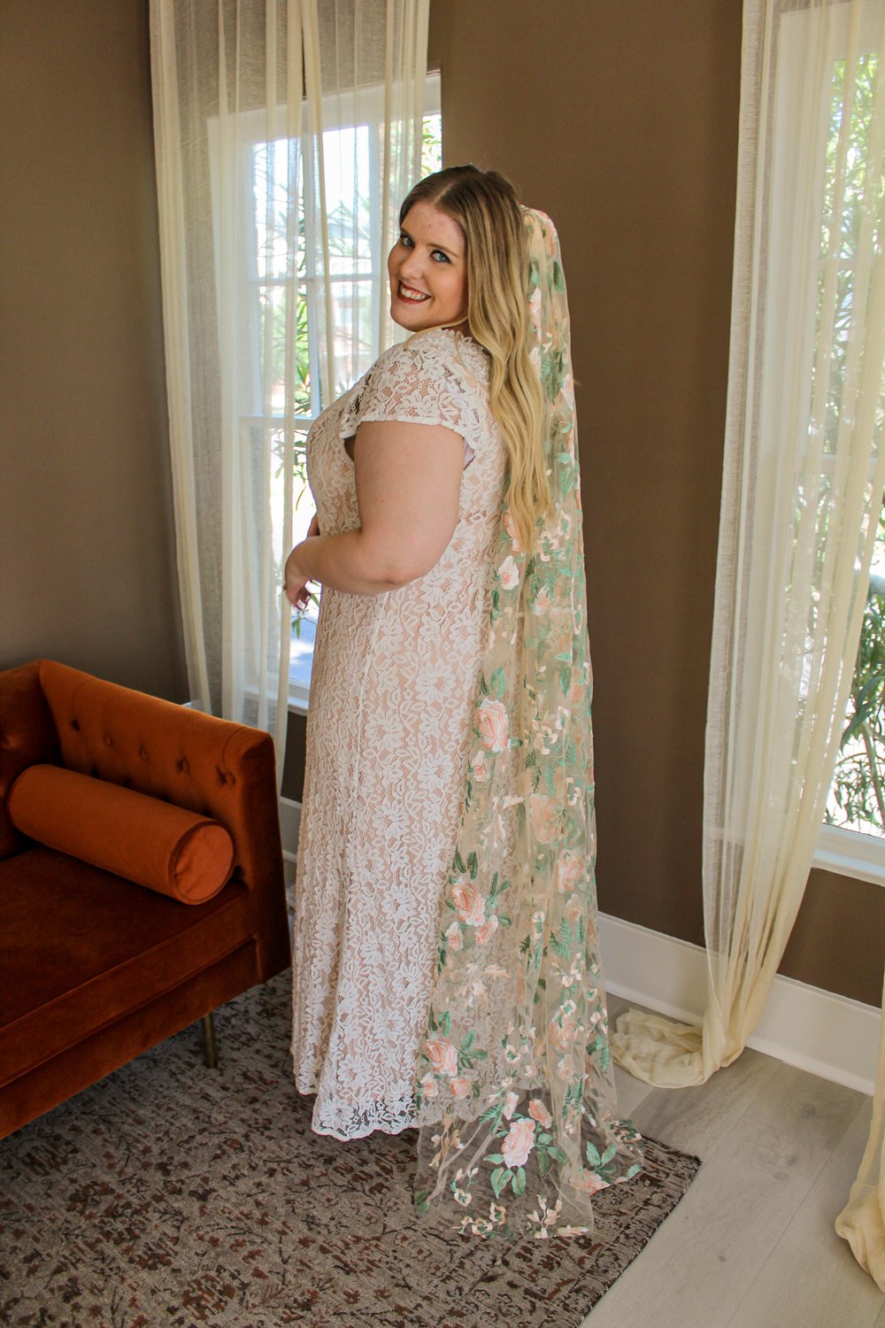 Vintage Rose | Floral Wedding Veil
