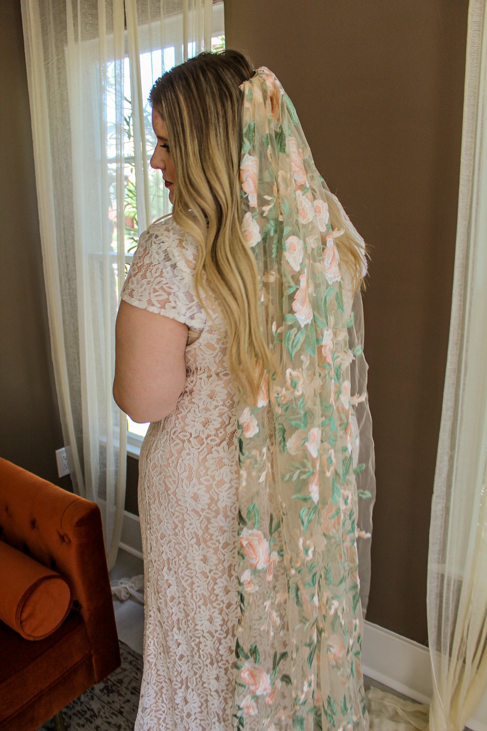 Vintage Rose | Floral Wedding Veil