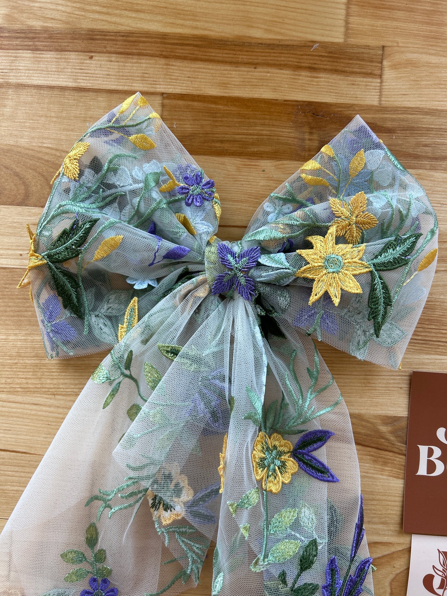 Starry Night | Floral Hair Bow