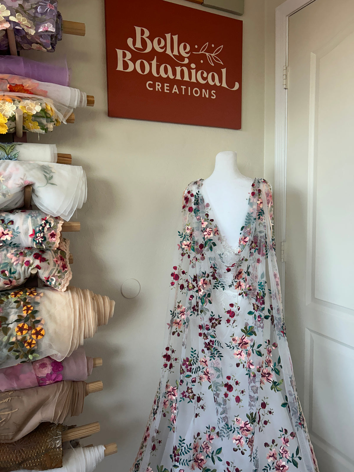 Jewel Cape | Floral Wedding