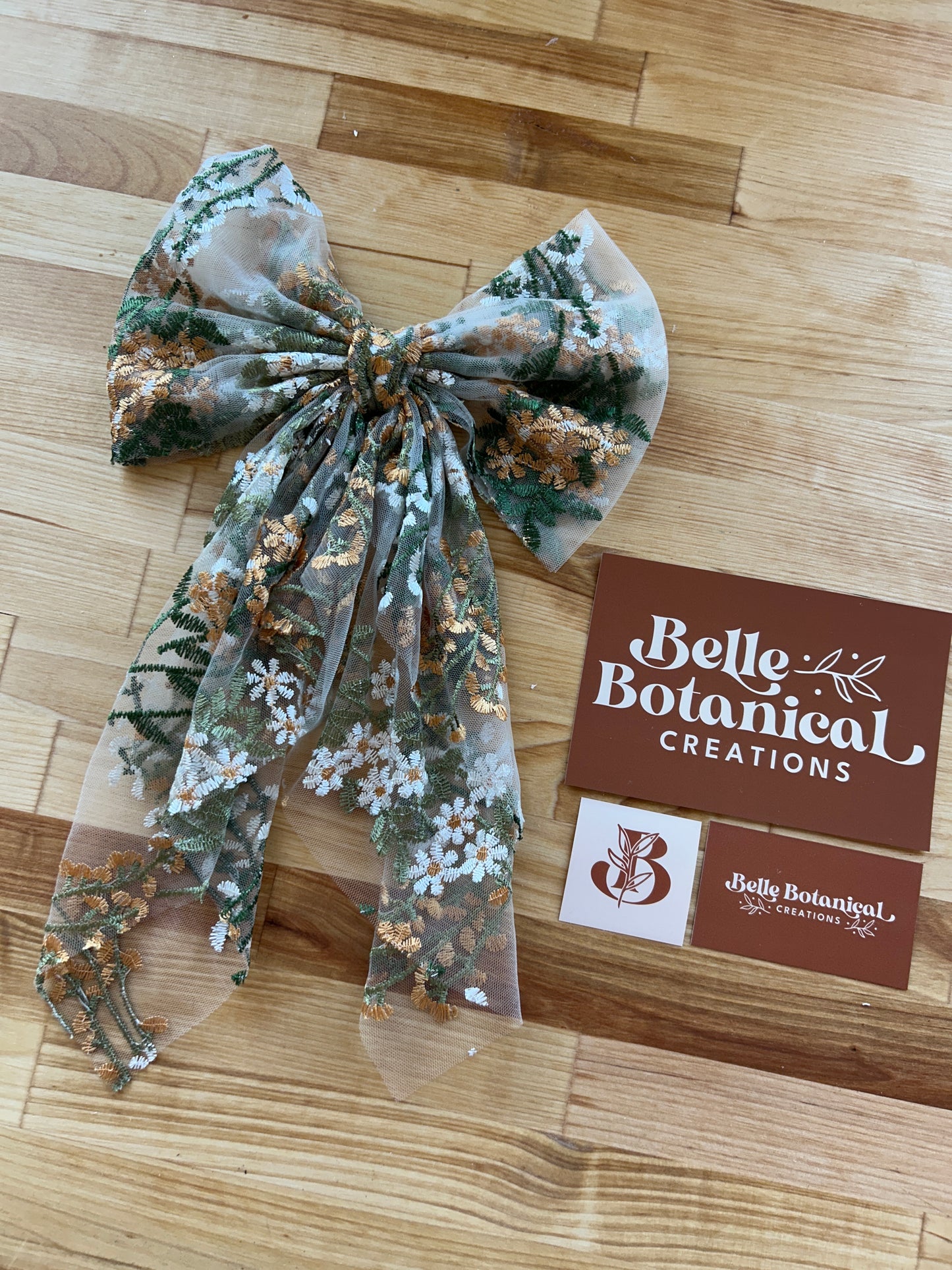 Harvest Daisies | Floral Hair Bow