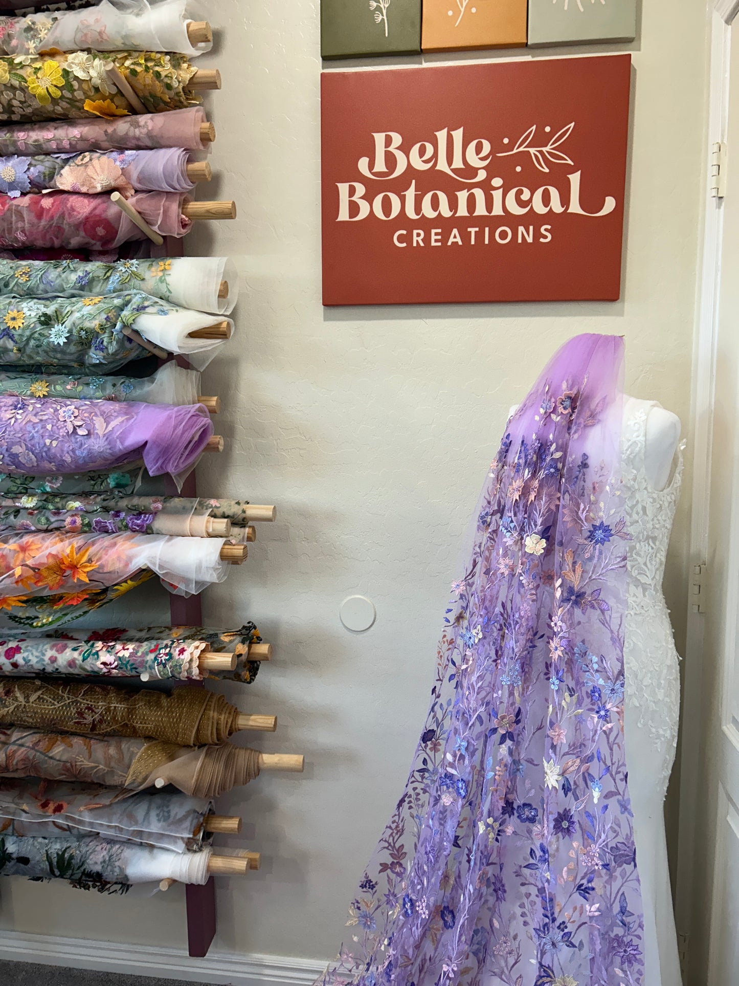 Purple Starry Night | Floral Wedding Veil