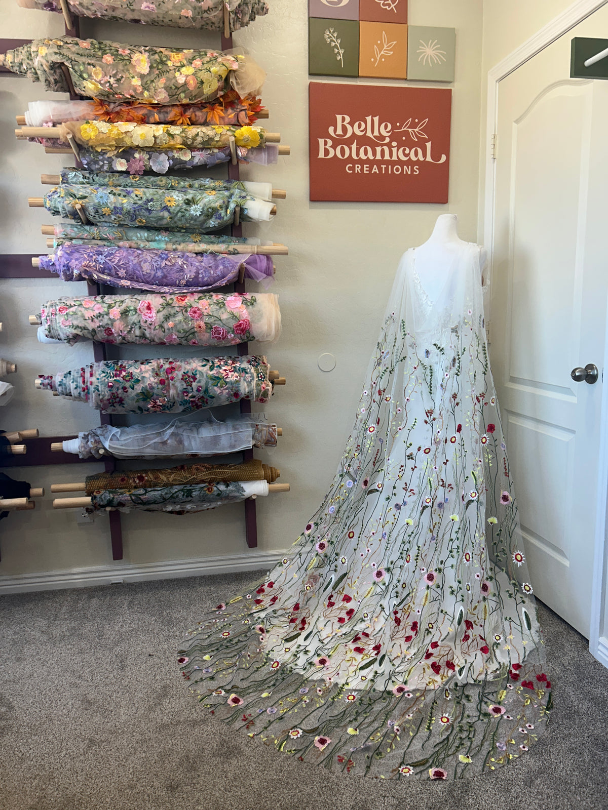 Vibrant Wildflower Cape | Floral Wedding