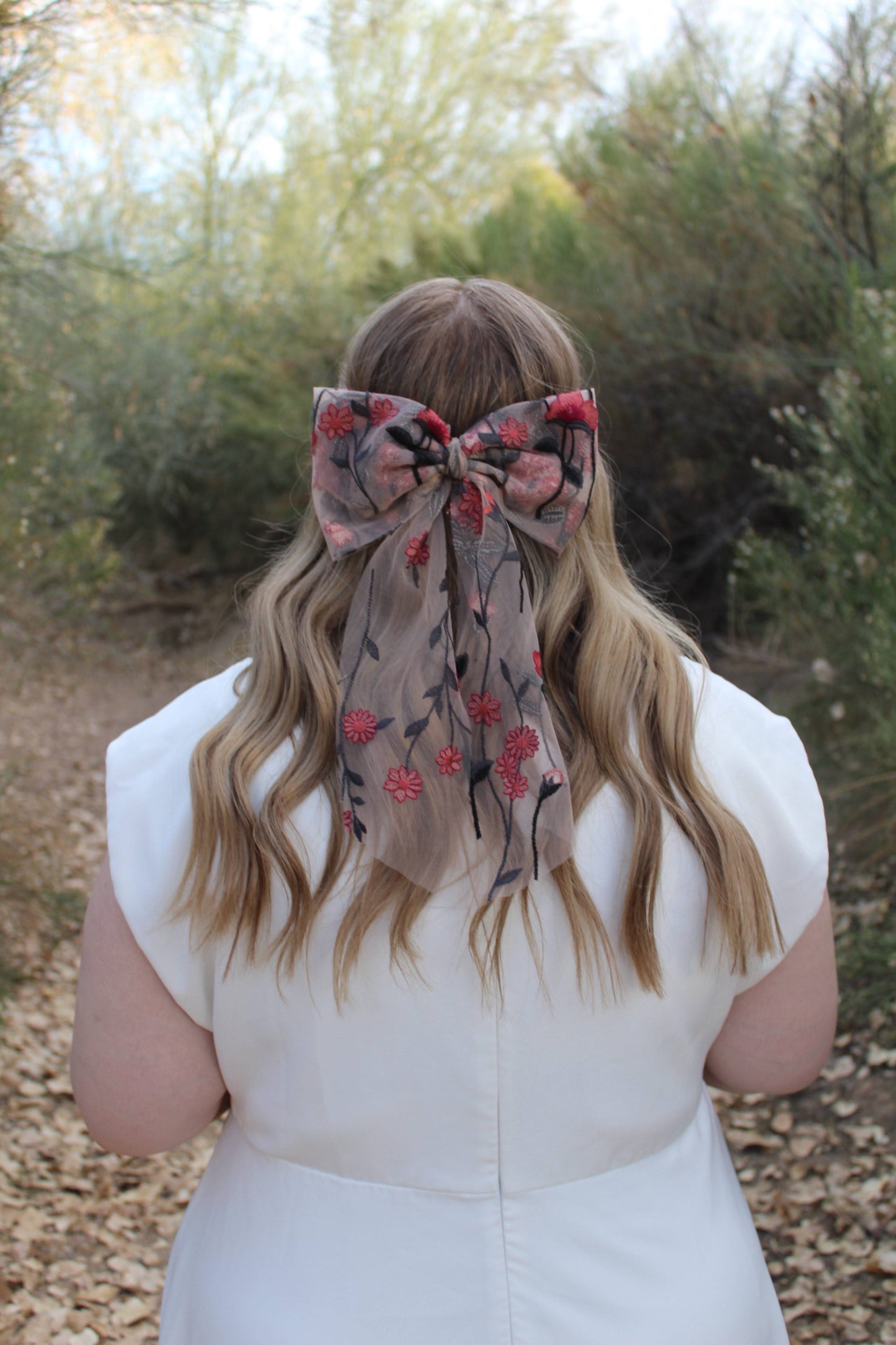 Rose Garden Hair Bow