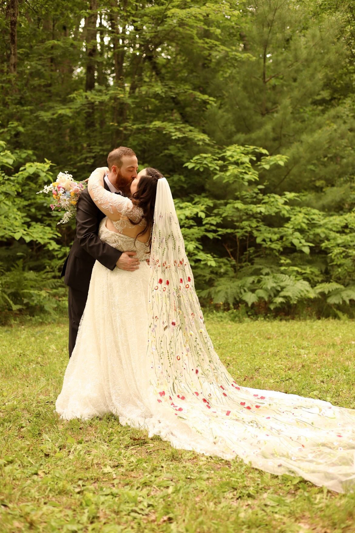 Vibrant Wildflower | Floral Wedding Veil