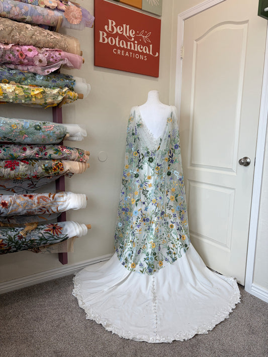 Starry Night Cape | Floral Wedding