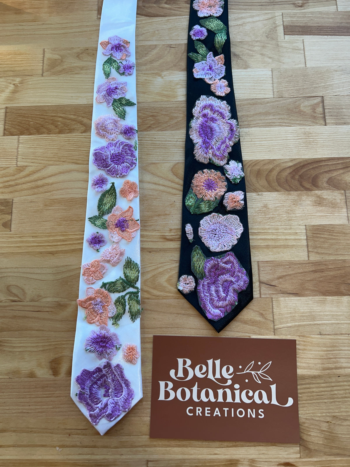 Purple Peachy Rose | Floral Tie