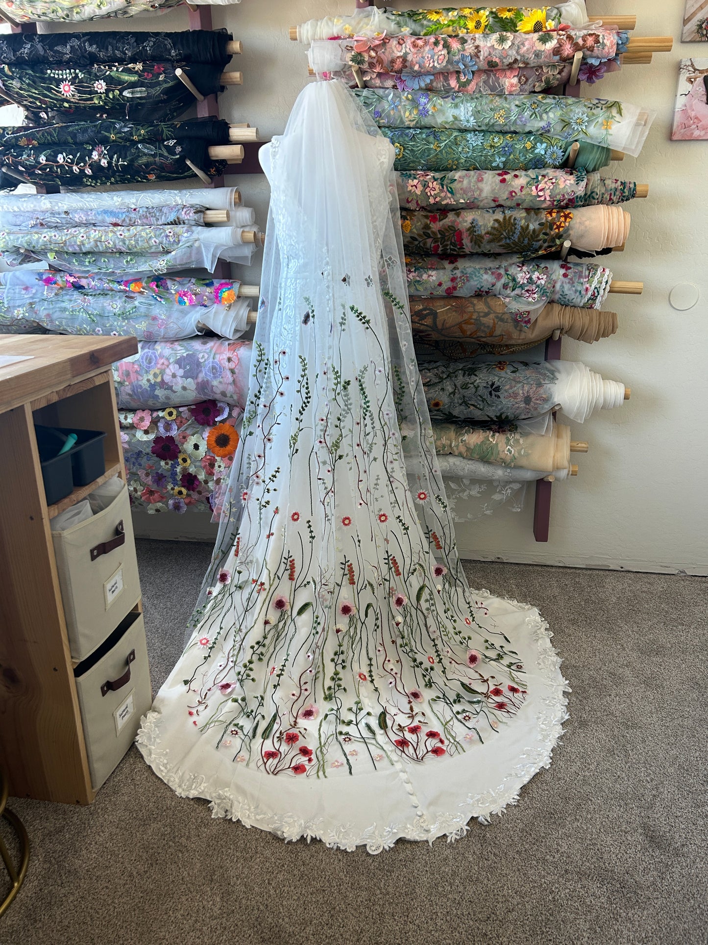 Simple Wildflower | Floral Wedding Veil
