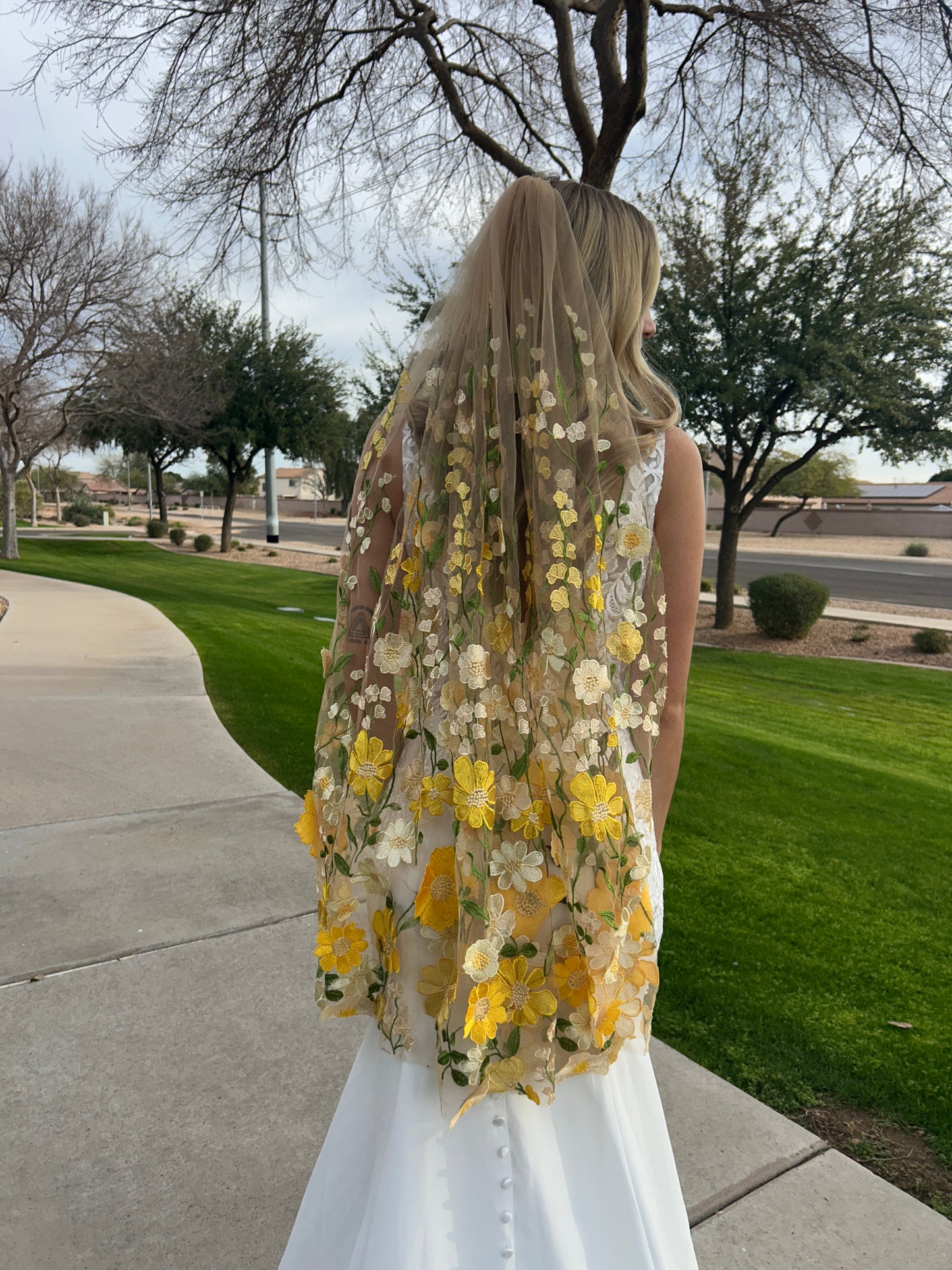 Sunrise Blvd | Floral Wedding Veil