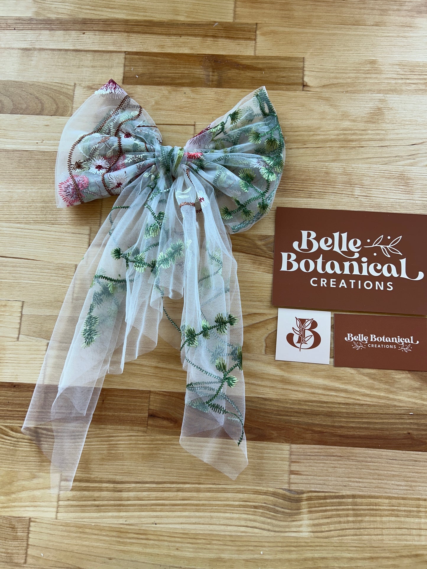 Muted Wildflower | Floral Hair Bow