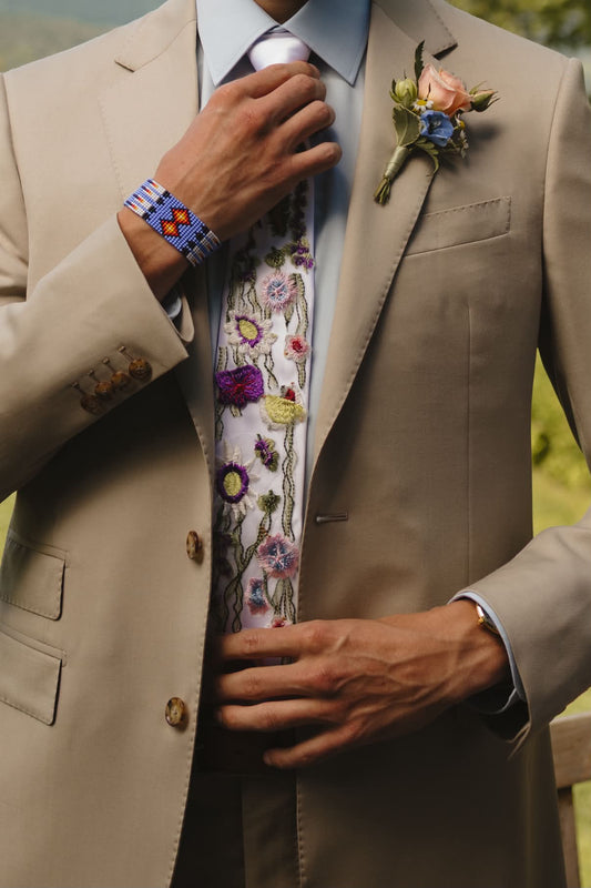 Purple Wildflower |  Floral Ties