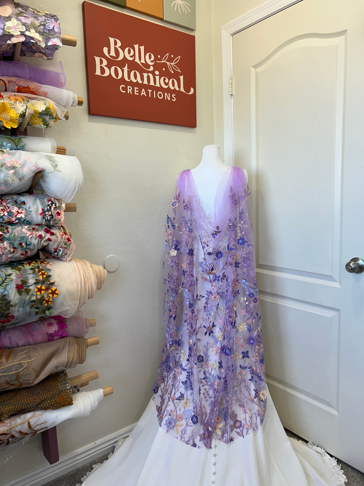 Purple Starry Cape | Floral Wedding