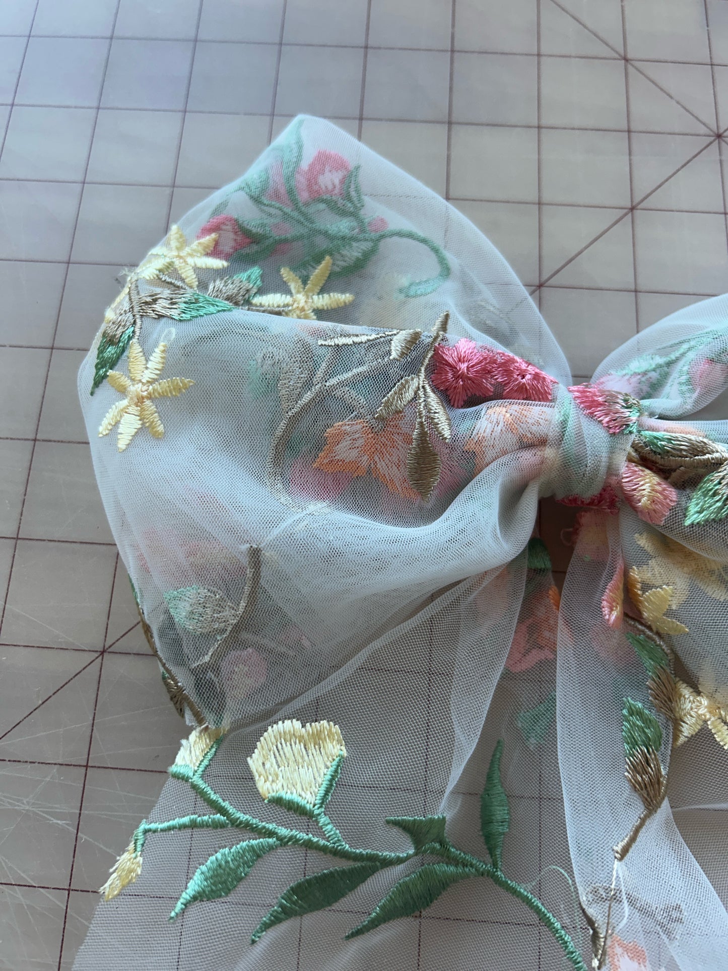 Springtime | Floral Hair Bow