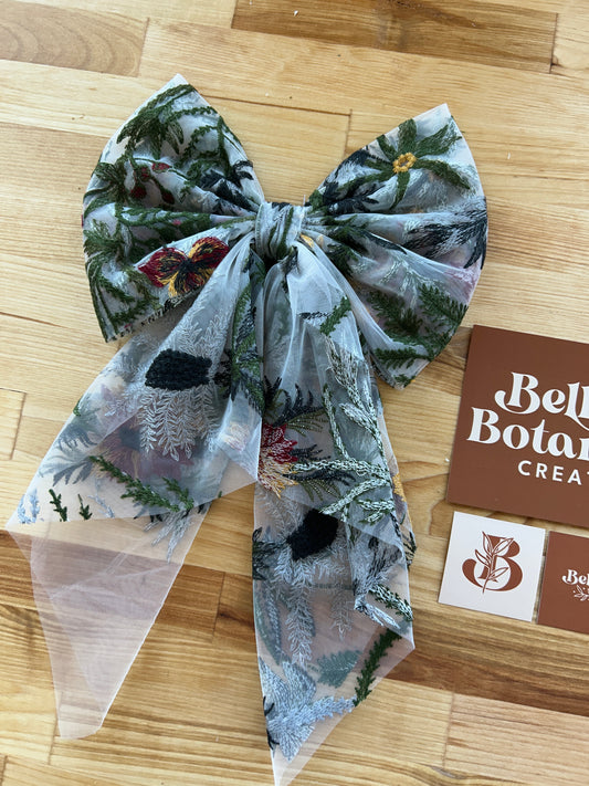 Enchanted Forest | Floral Hair Bow