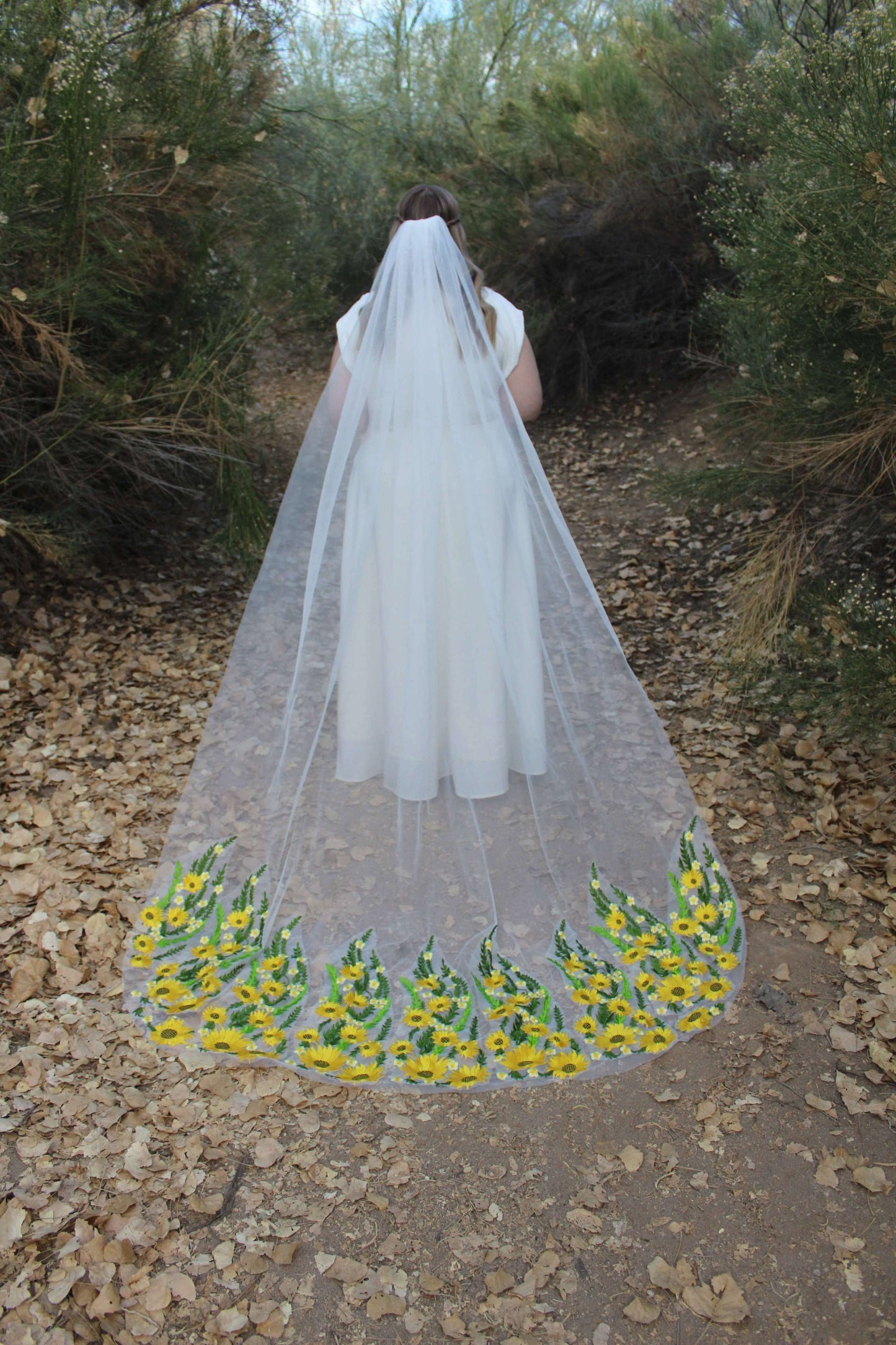 Wild Sunflower | Floral Wedding Veil