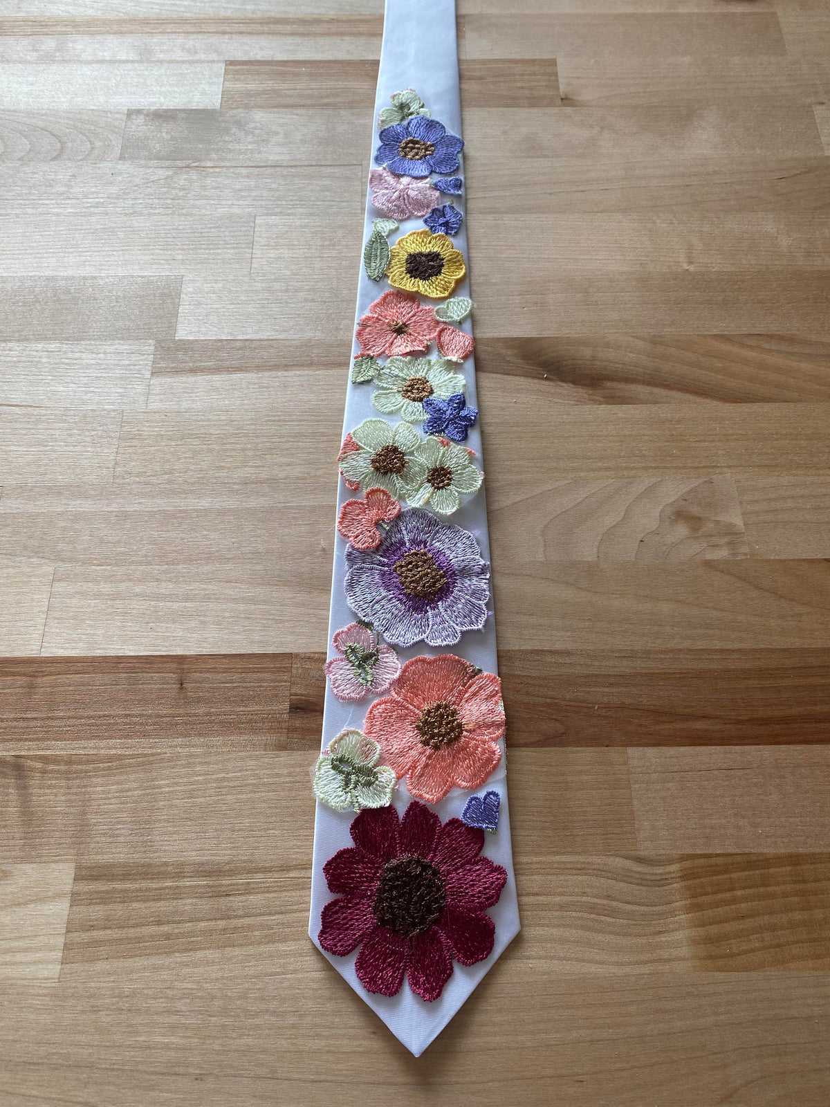 Betty's Garden | Floral Embroidery Ties