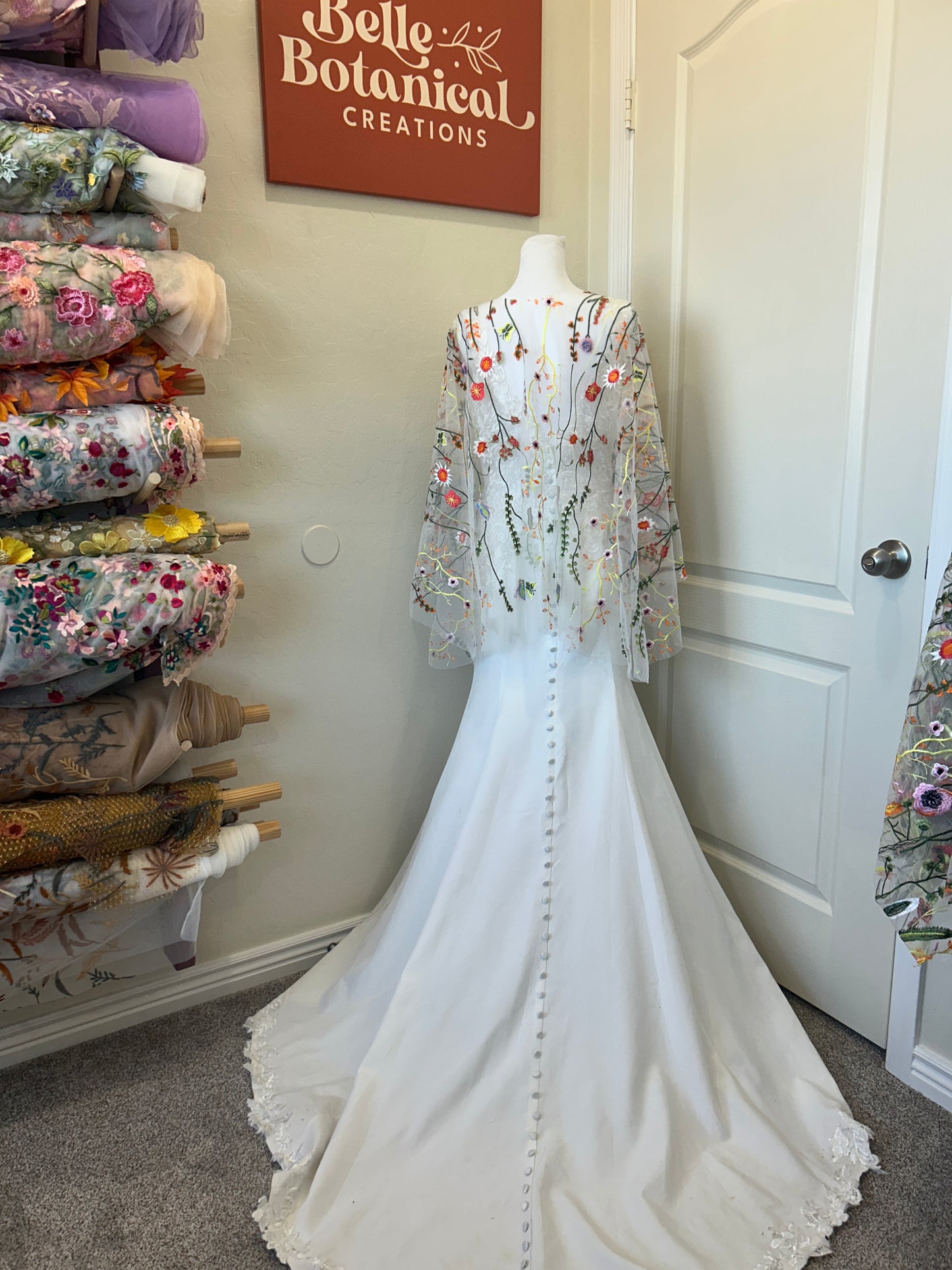 Wildflower Collection Capelets | Floral Embroidery