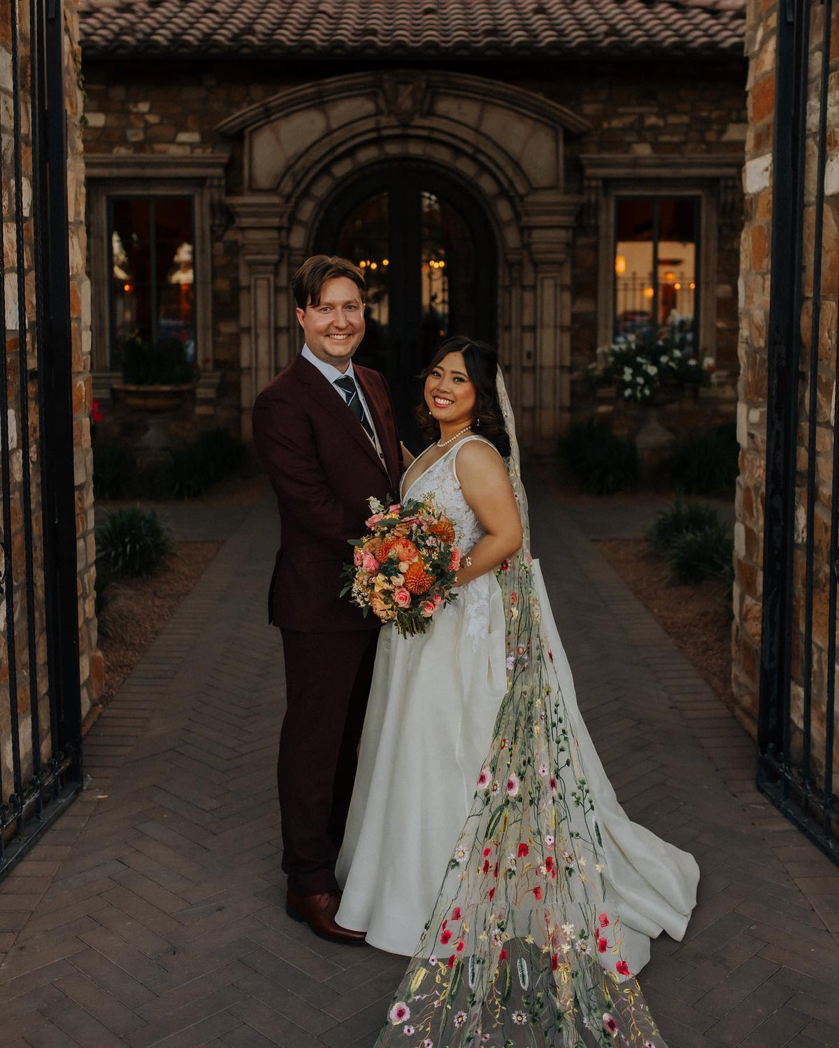 Vibrant Wildflower | Floral Wedding Veil