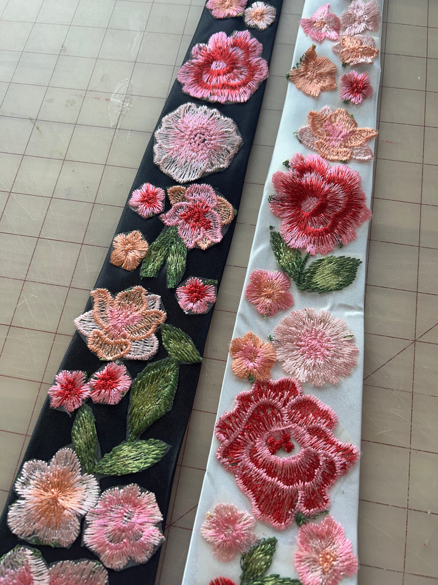 Pink Peachy Rose | Floral Tie