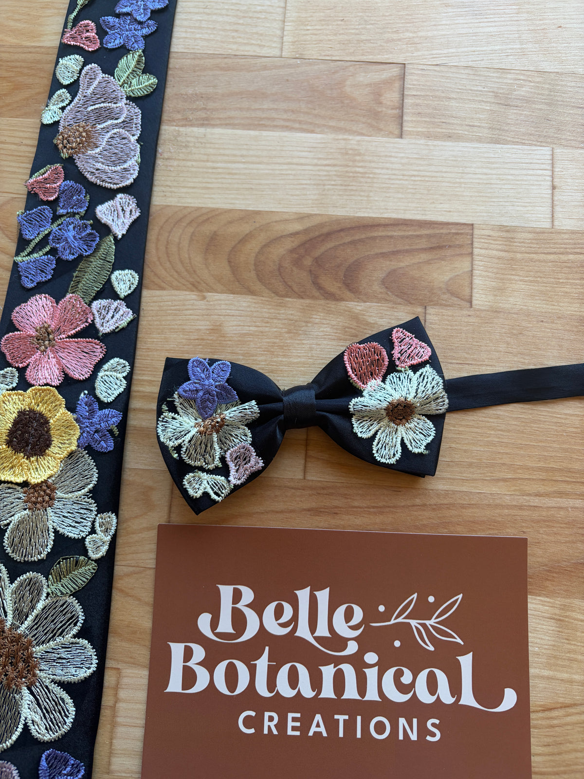 Betty's Garden | Floral Embroidery Ties
