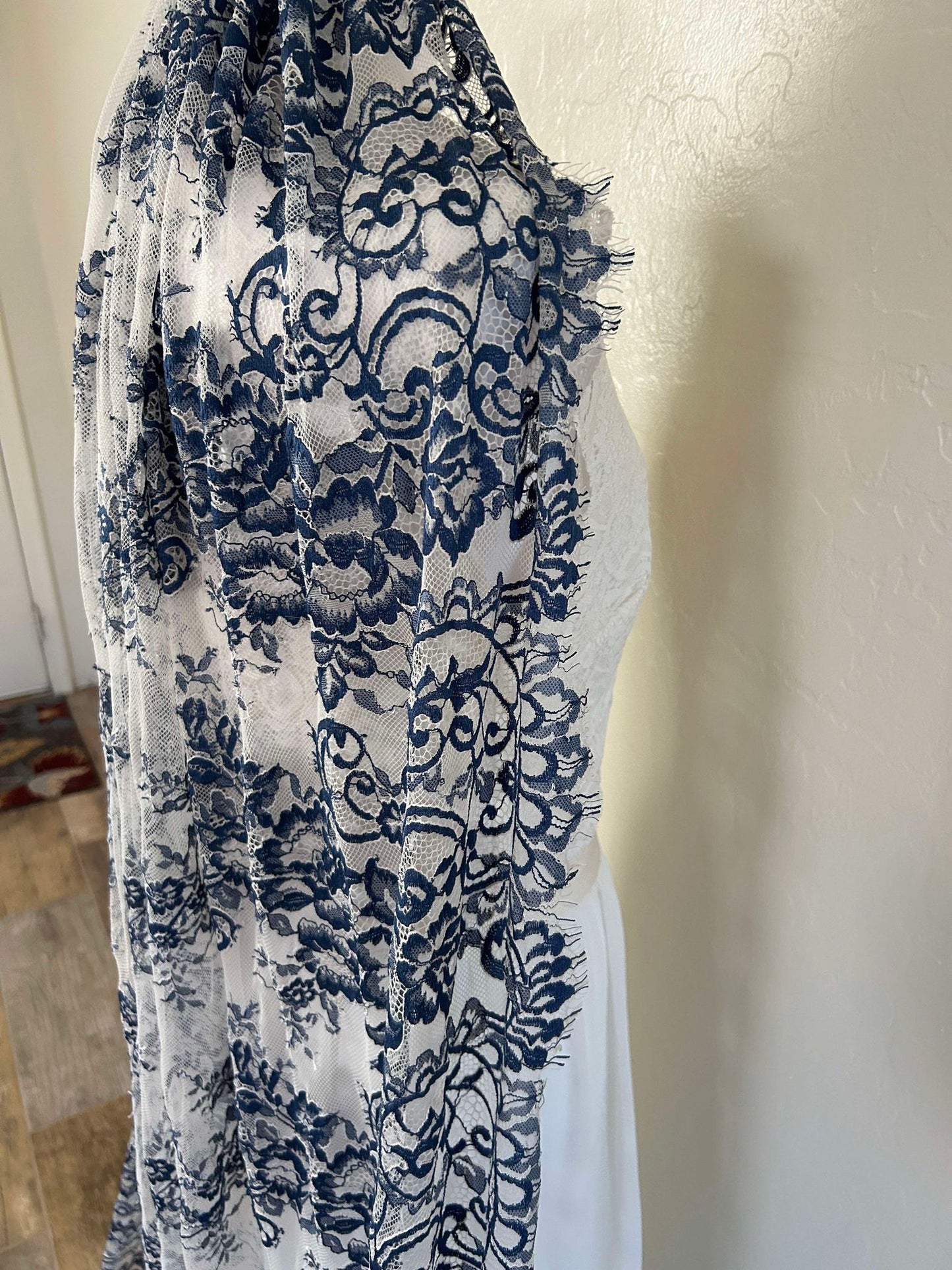 Navy Blue Lace (Ready To Ship/Final Sale)