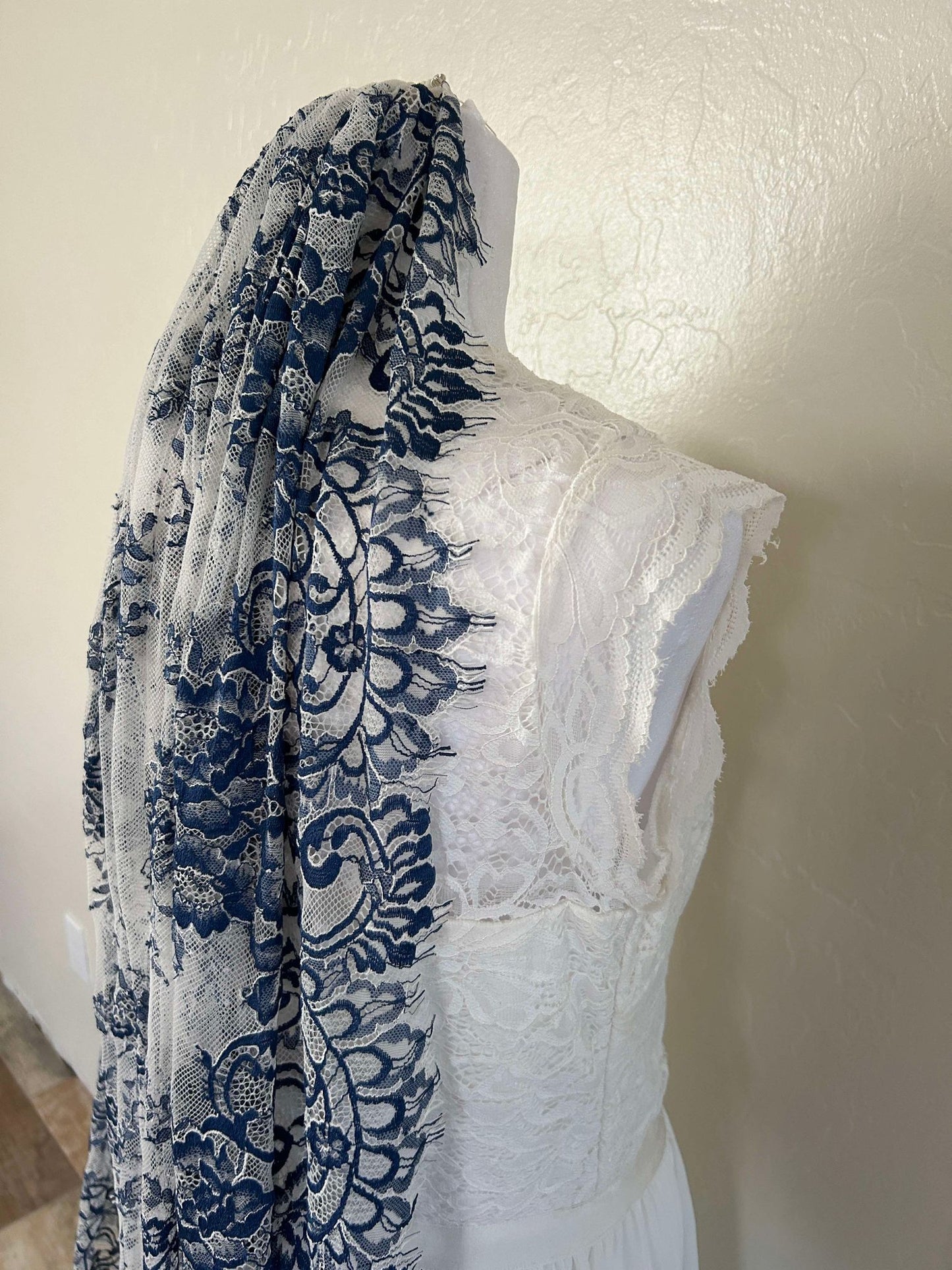 Navy Blue Lace (Ready To Ship/Final Sale)