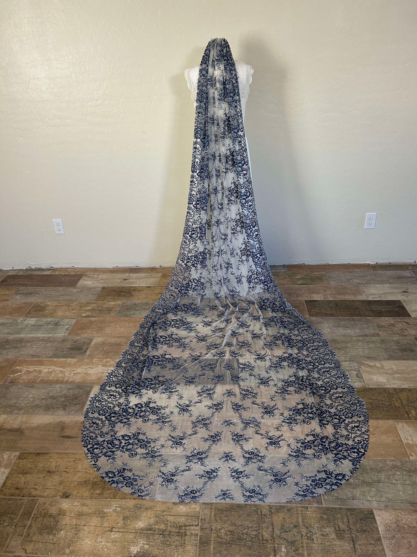 Navy Blue Lace (Ready To Ship/Final Sale)