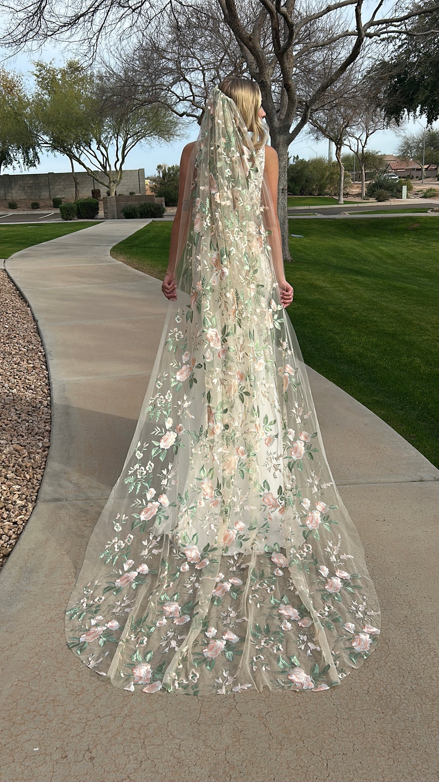 Vintage Rose | Floral Wedding Veil