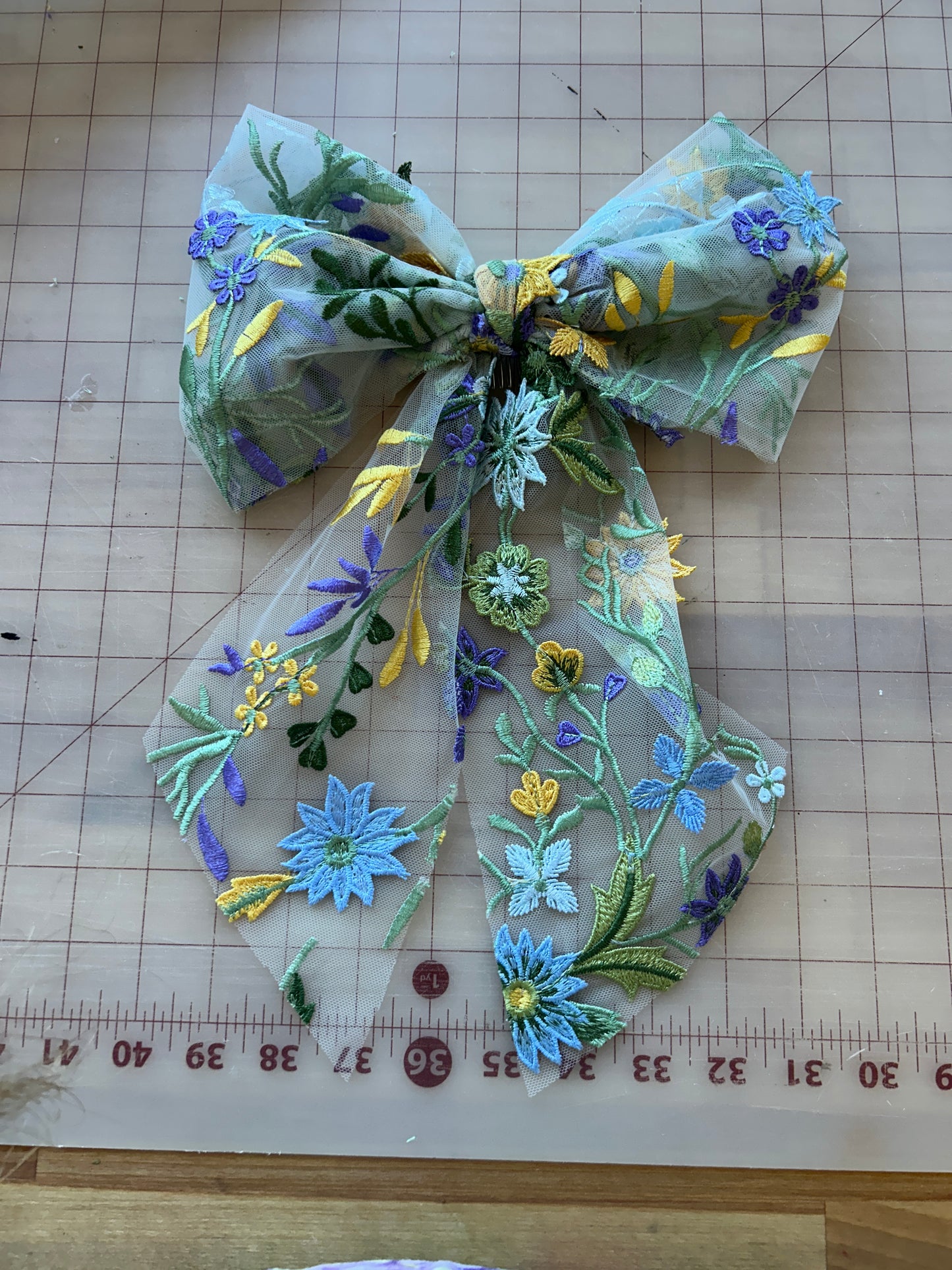 Starry Night | Floral Hair Bow