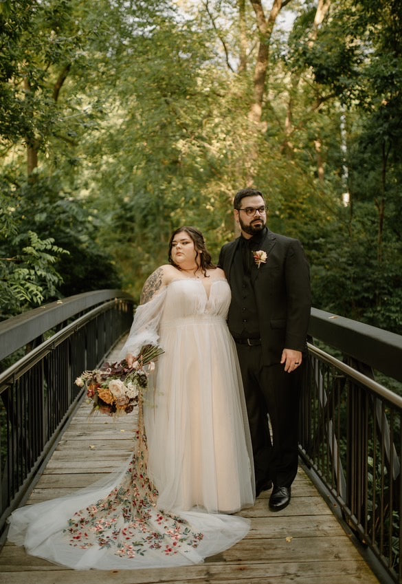 Jewel | Floral Wedding Veil
