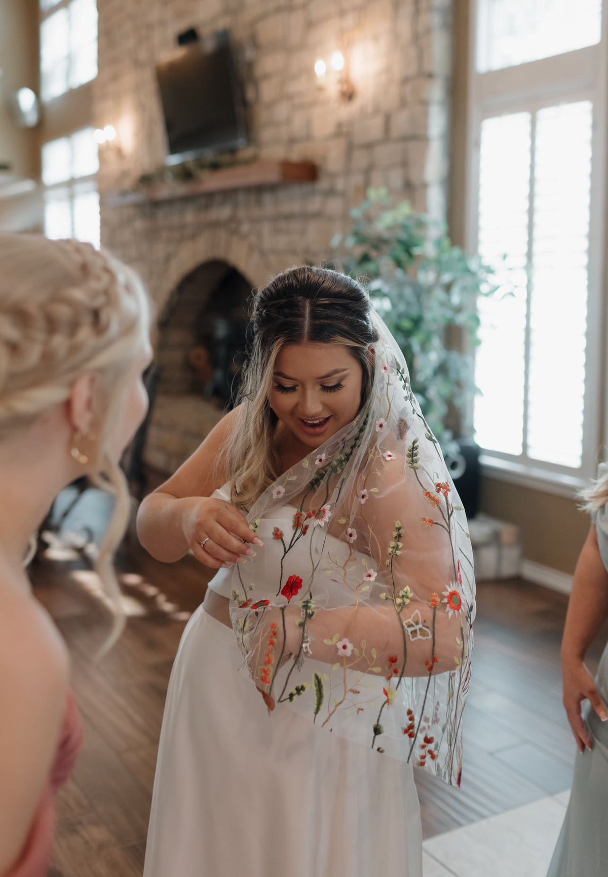 Vibrant Wildflower | Floral Wedding Veil