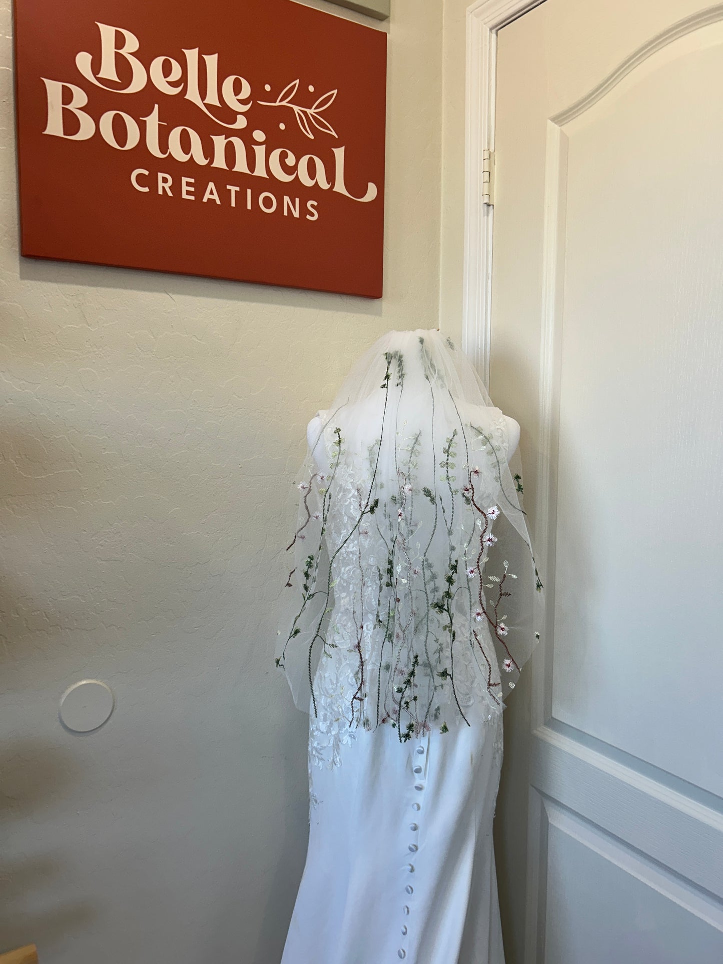 Muted Wildflower | Floral Wedding Veil
