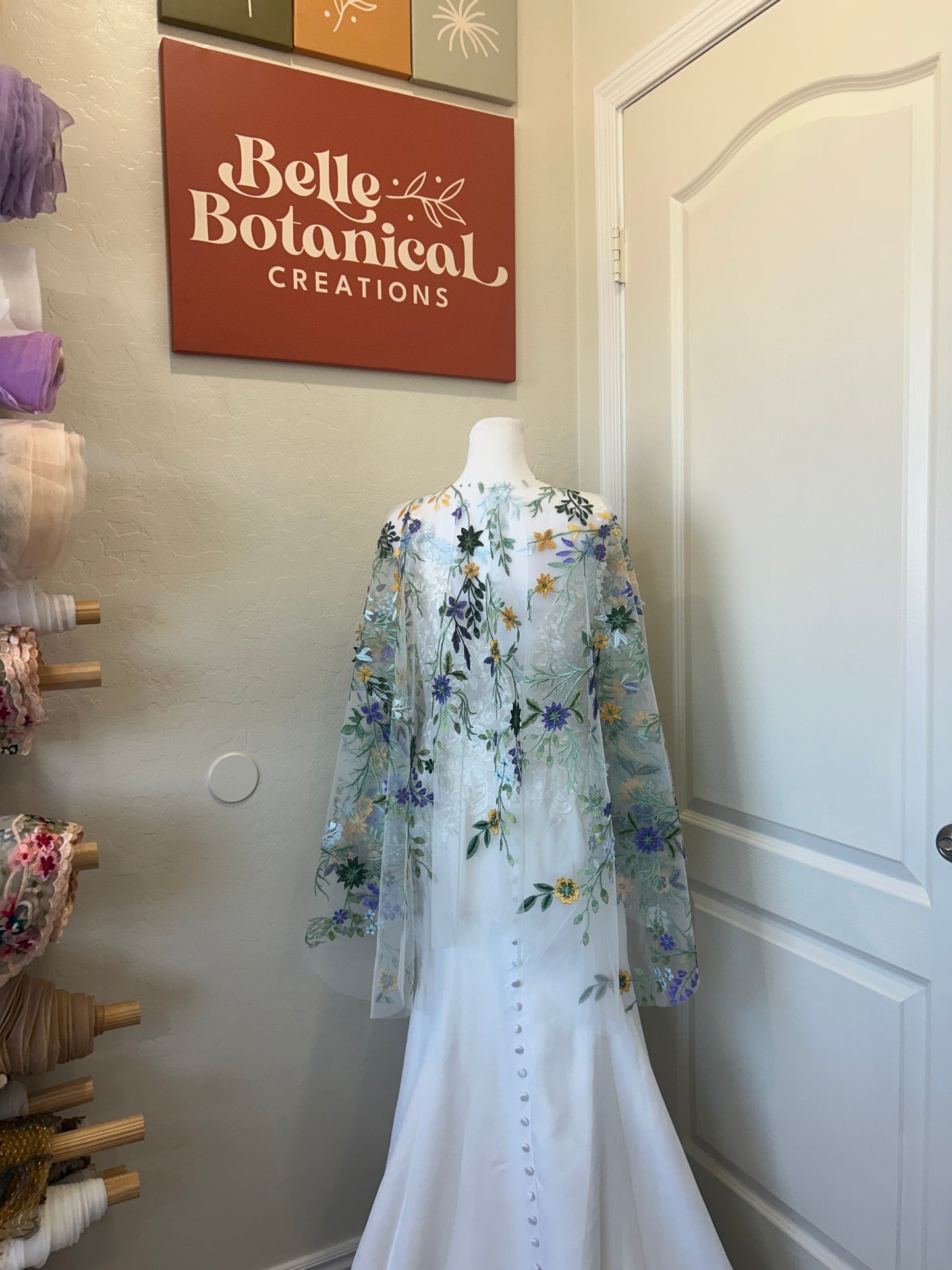 Starry Night Collection Capelets | Floral Embroidery