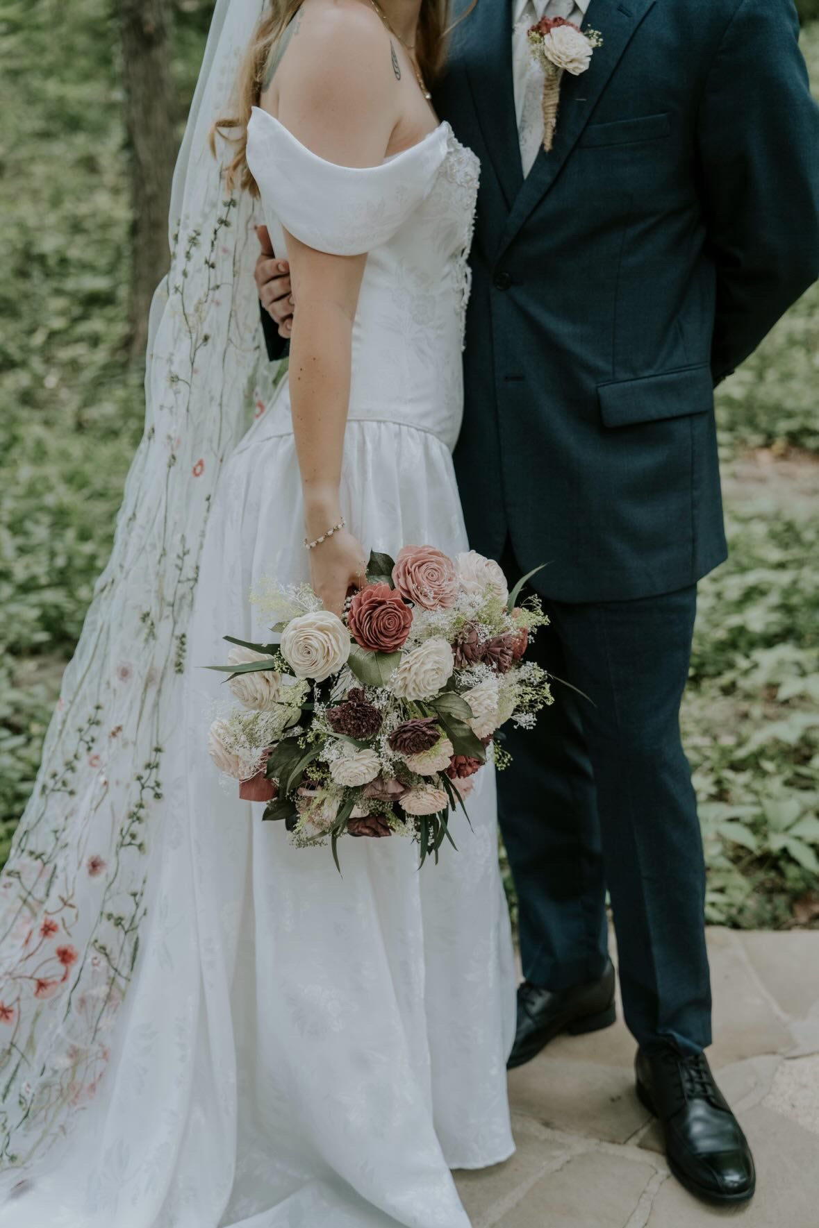 Muted Wildflower | Floral Wedding Veil