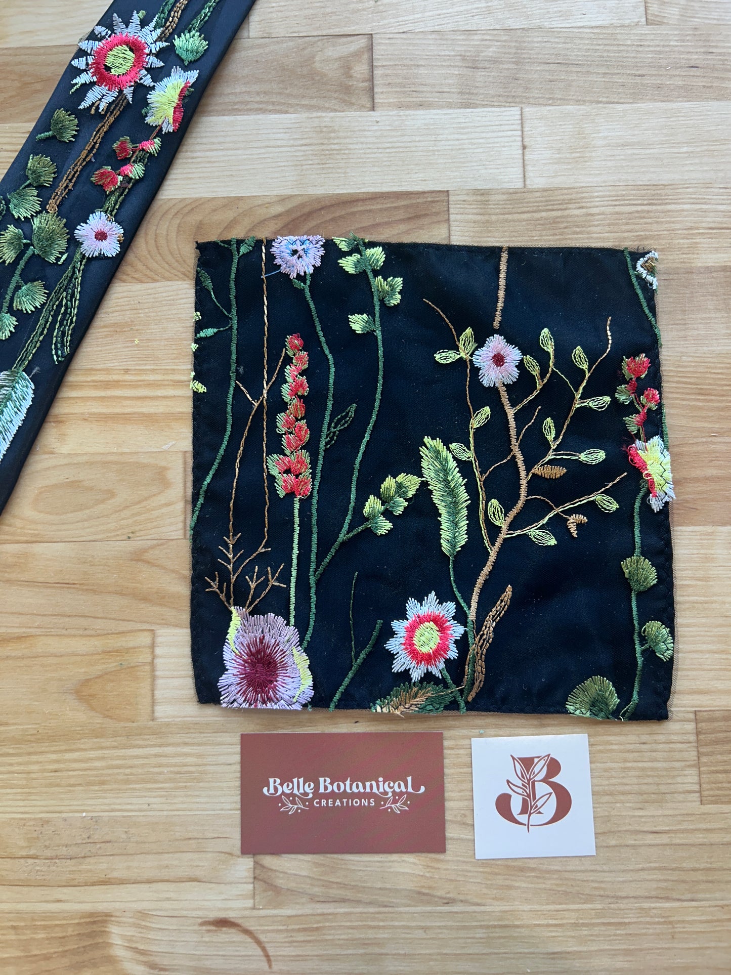 Embroidery Pocket Squares (multiple options) | Floral