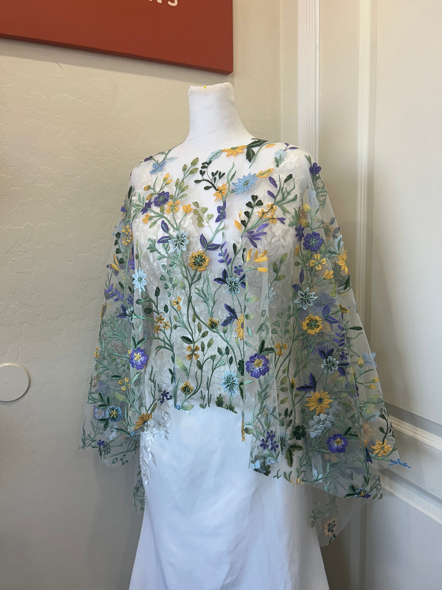Starry Night Collection Capelets | Floral Embroidery