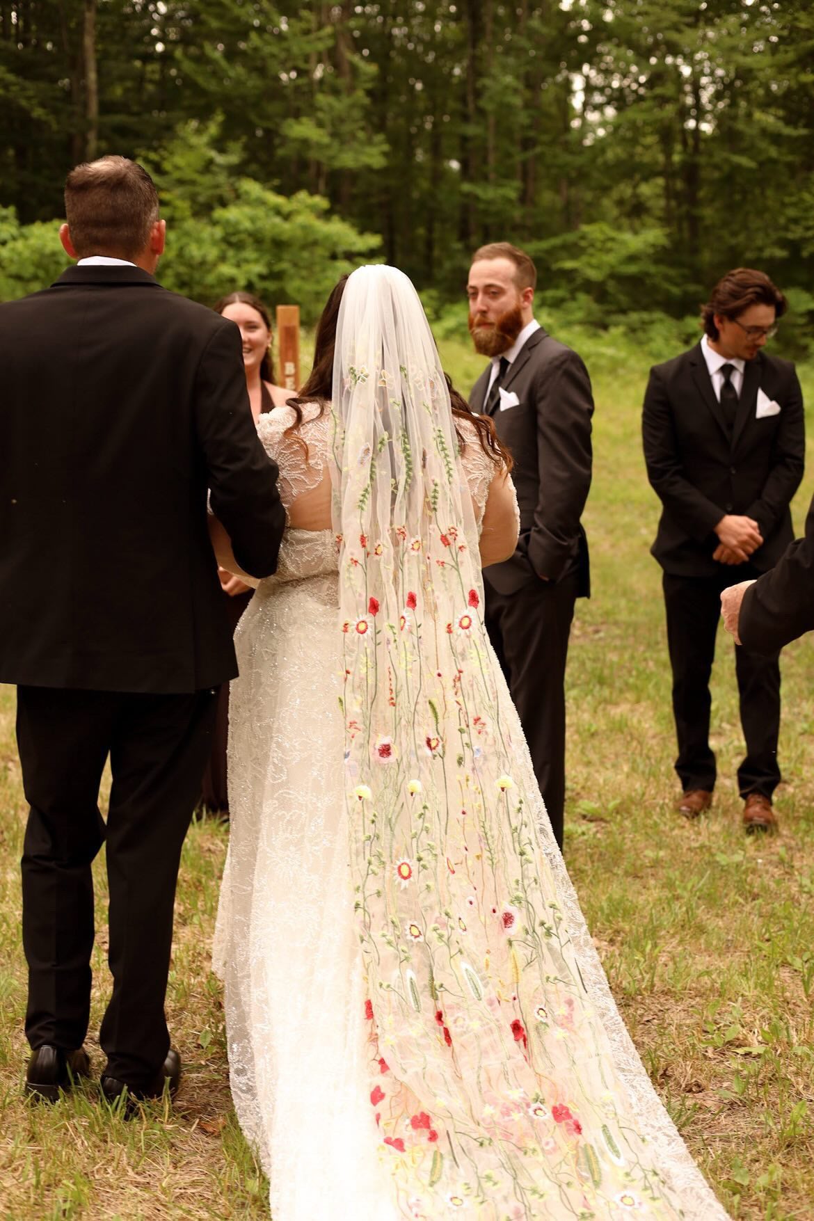 Vibrant Wildflower | Floral Wedding Veil