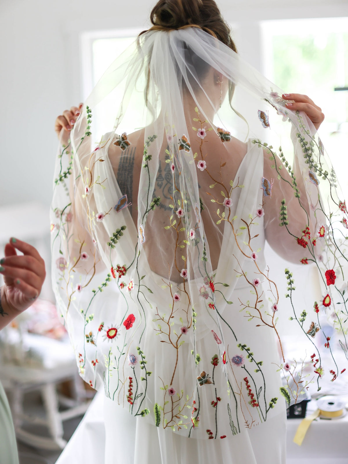 Vibrant Wildflower | Floral Wedding Veil