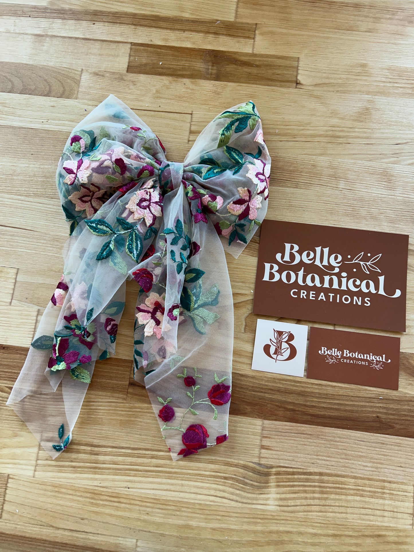 Jewel | Floral Hair Bow