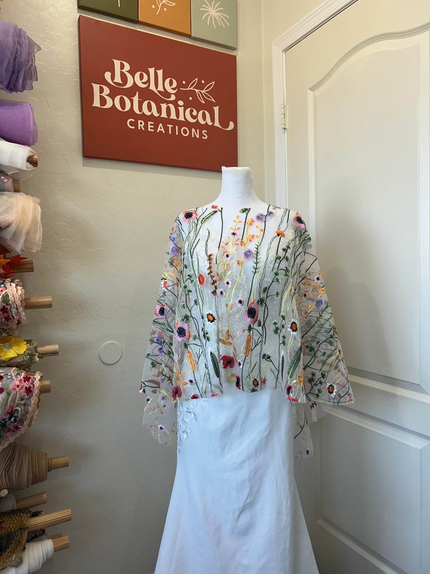 Wildflower Collection Capelets | Floral Embroidery