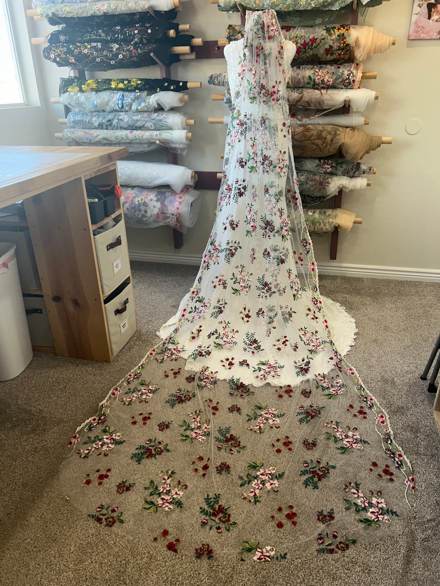 Jewel | Floral Wedding Veil